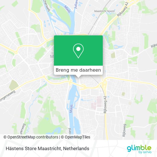 Hästens Store Maastricht kaart