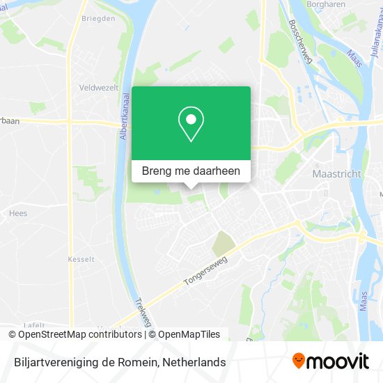 Biljartvereniging de Romein kaart