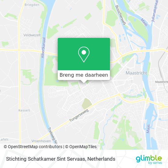 Stichting Schatkamer Sint Servaas kaart
