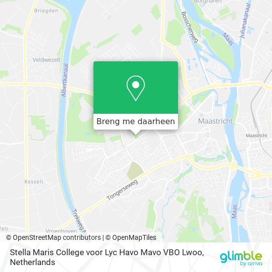 Stella Maris College voor Lyc Havo Mavo VBO Lwoo kaart