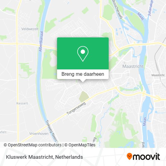 Kluswerk Maastricht kaart