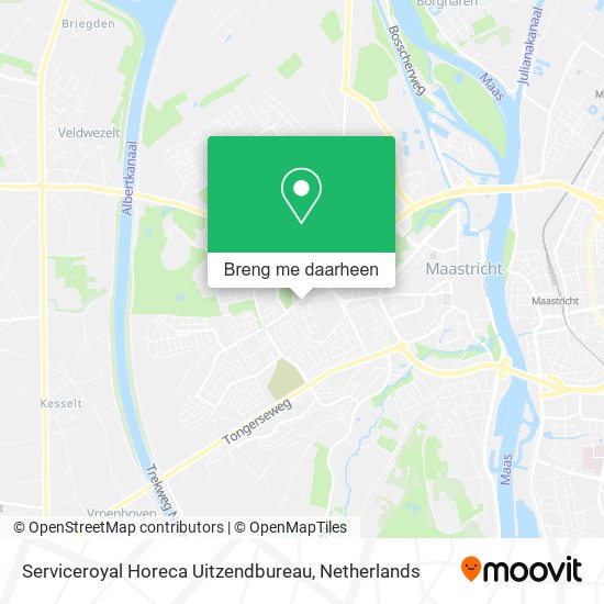 Serviceroyal Horeca Uitzendbureau kaart