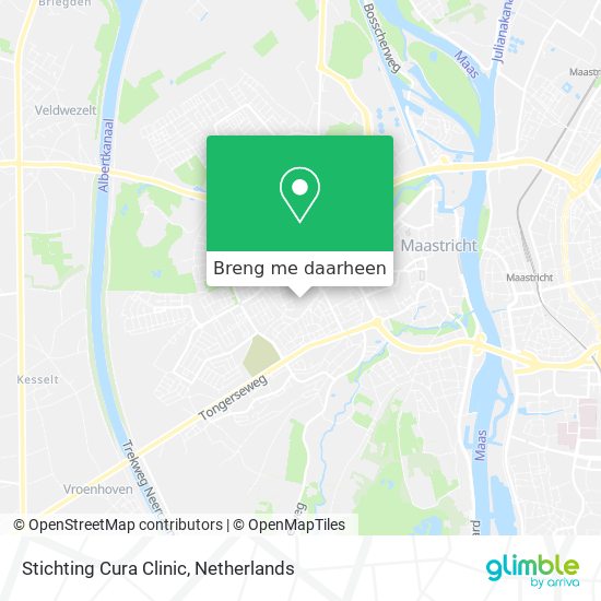 Stichting Cura Clinic kaart