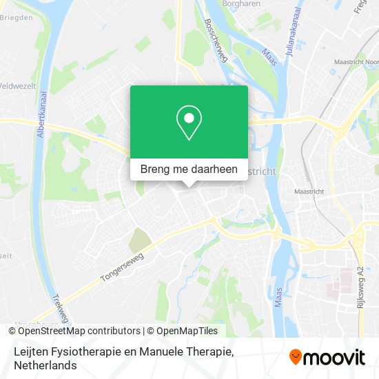 Leijten Fysiotherapie en Manuele Therapie kaart