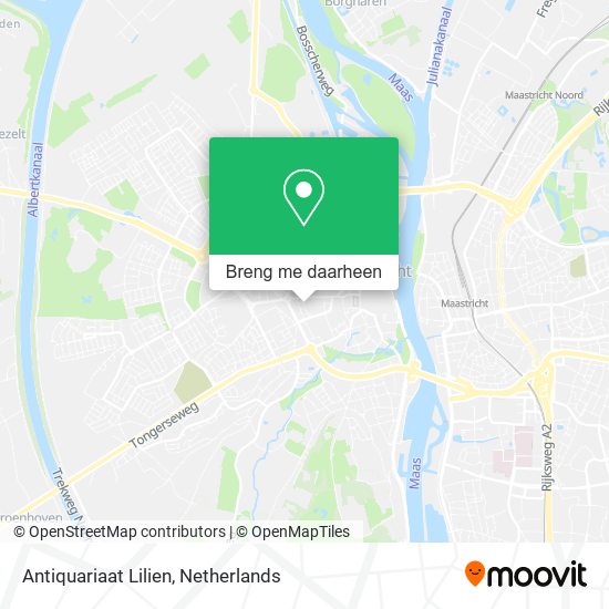 Antiquariaat Lilien kaart