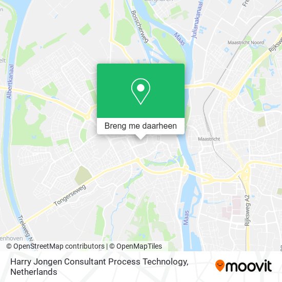 Harry Jongen Consultant Process Technology kaart