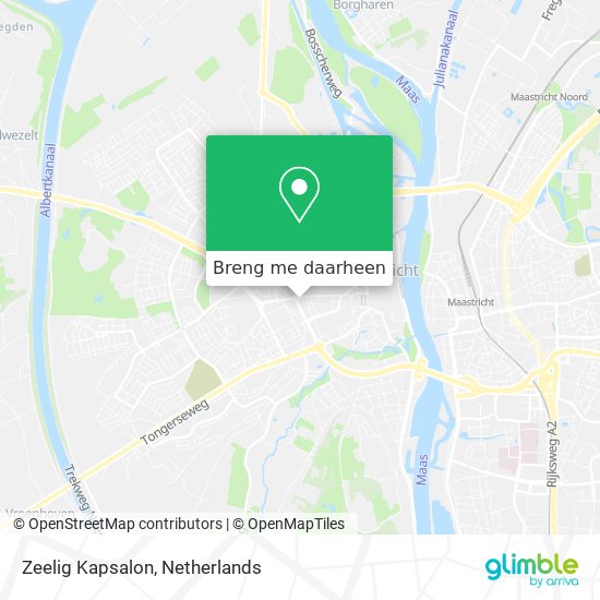 Zeelig Kapsalon kaart