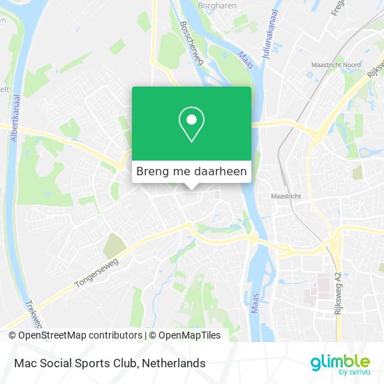 Mac Social Sports Club kaart