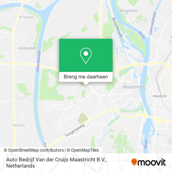 Auto Bedrijf Van der Cruijs Maastricht B.V. kaart