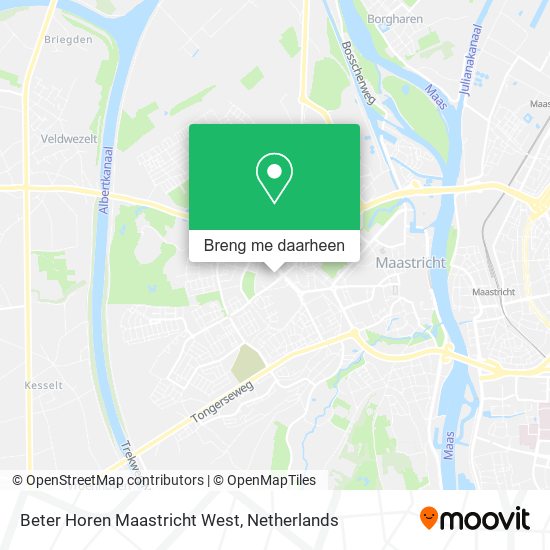 Beter Horen Maastricht West kaart