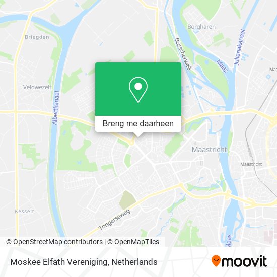 Moskee Elfath Vereniging kaart