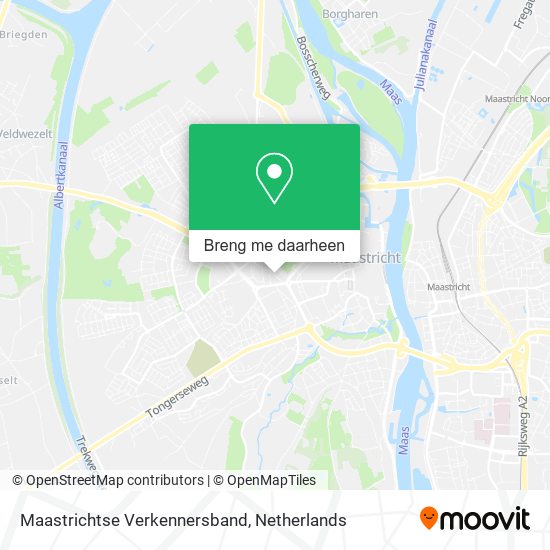 Maastrichtse Verkennersband kaart