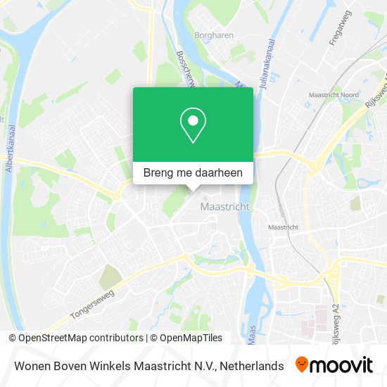 Wonen Boven Winkels Maastricht N.V. kaart