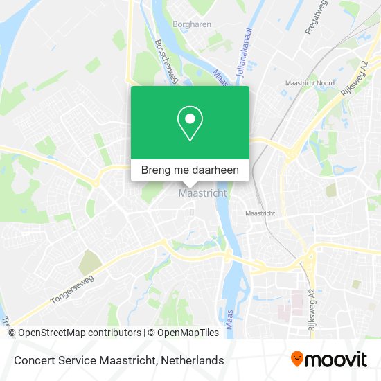 Concert Service Maastricht kaart