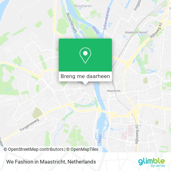 We Fashion in Maastricht kaart