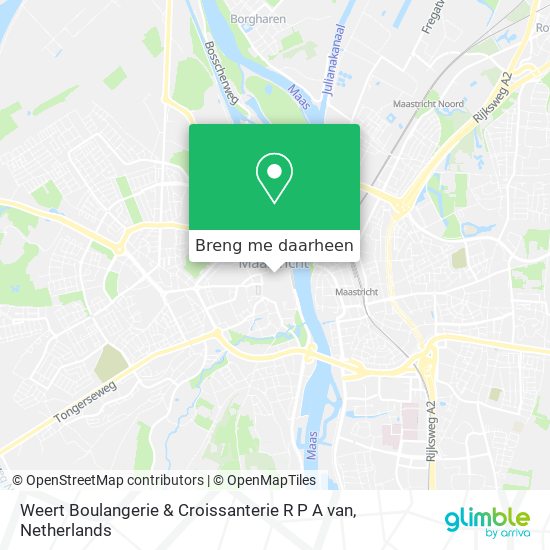 Weert Boulangerie & Croissanterie R P A van kaart