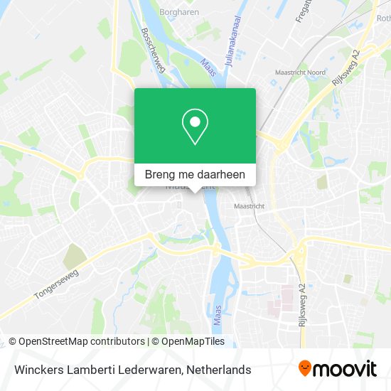 Winckers Lamberti Lederwaren kaart