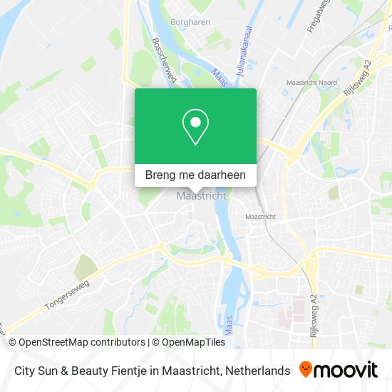 City Sun & Beauty Fientje in Maastricht kaart