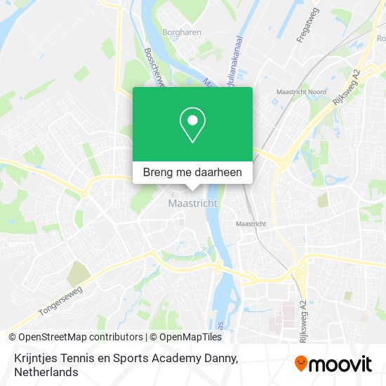 Krijntjes Tennis en Sports Academy Danny kaart