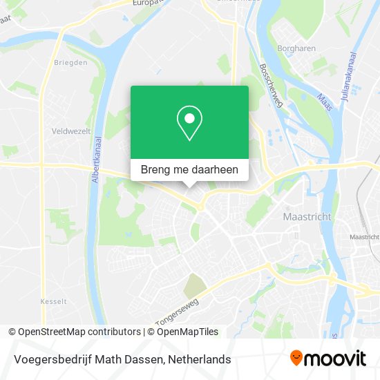 Voegersbedrijf Math Dassen kaart
