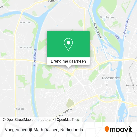 Voegersbedrijf Math Dassen kaart