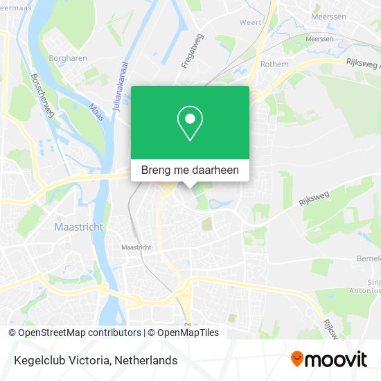 Kegelclub Victoria kaart