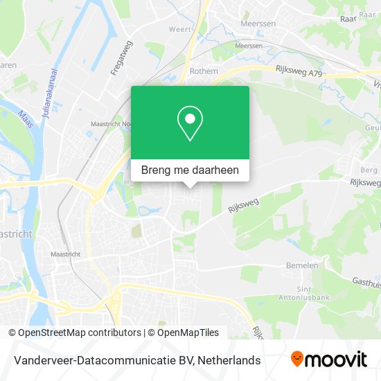 Vanderveer-Datacommunicatie BV kaart