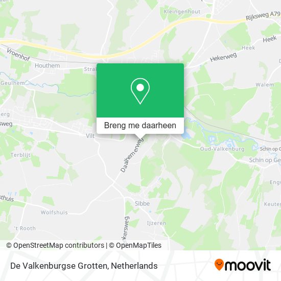 De Valkenburgse Grotten kaart