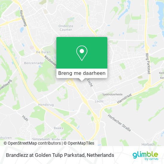 Brandlezz at Golden Tulip Parkstad kaart