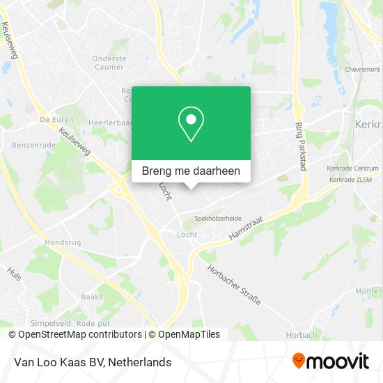 Van Loo Kaas BV kaart