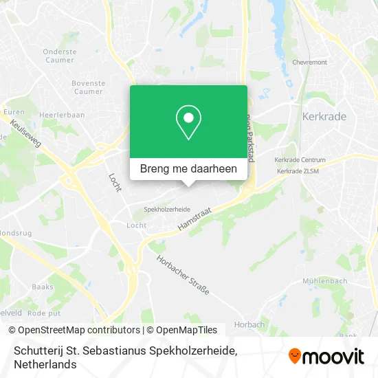 Schutterij St. Sebastianus Spekholzerheide kaart