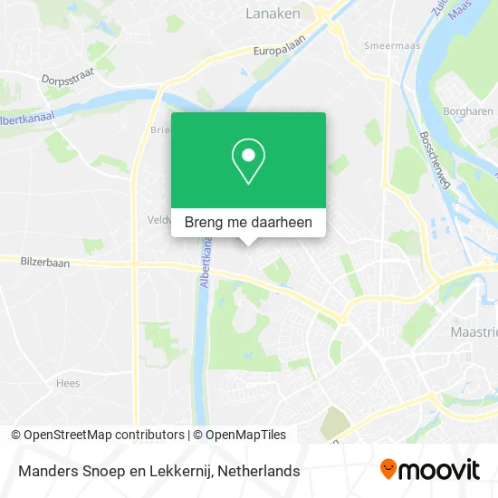 Manders Snoep en Lekkernij kaart