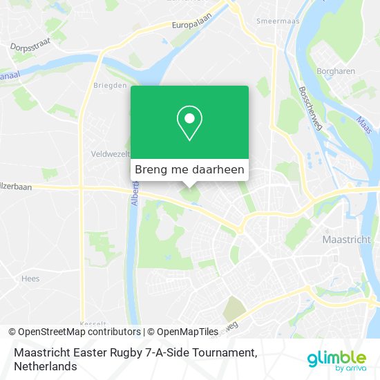 Maastricht Easter Rugby 7-A-Side Tournament kaart