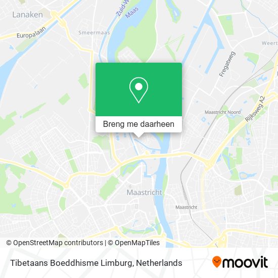 Tibetaans Boeddhisme Limburg kaart