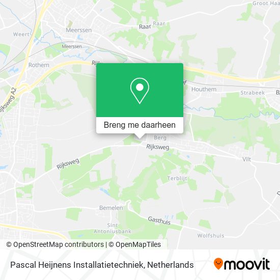 Pascal Heijnens Installatietechniek kaart