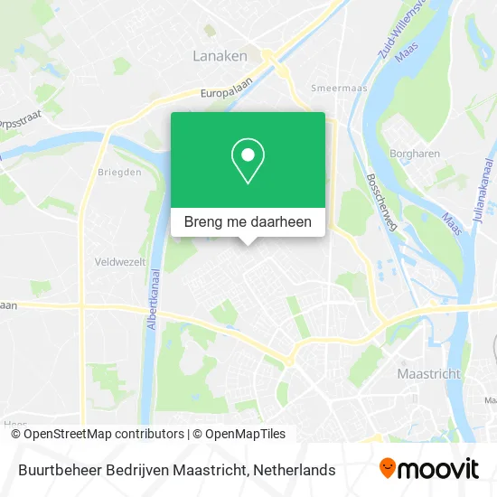 Buurtbeheer Bedrijven Maastricht kaart
