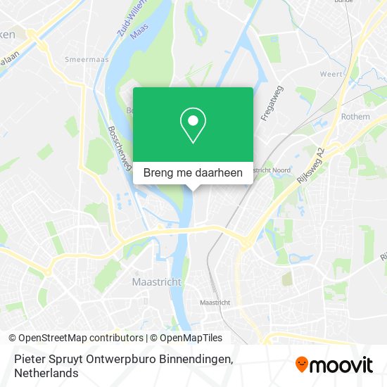 Pieter Spruyt Ontwerpburo Binnendingen kaart