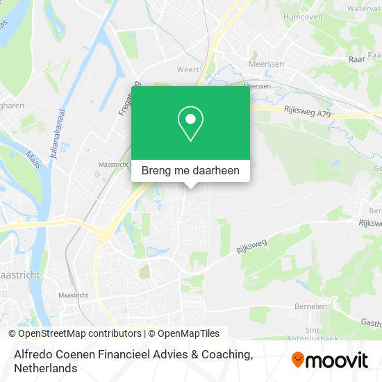 Alfredo Coenen Financieel Advies & Coaching kaart