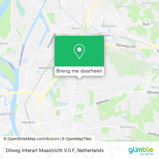 Dilweg Interart Maastricht V.O.F. kaart