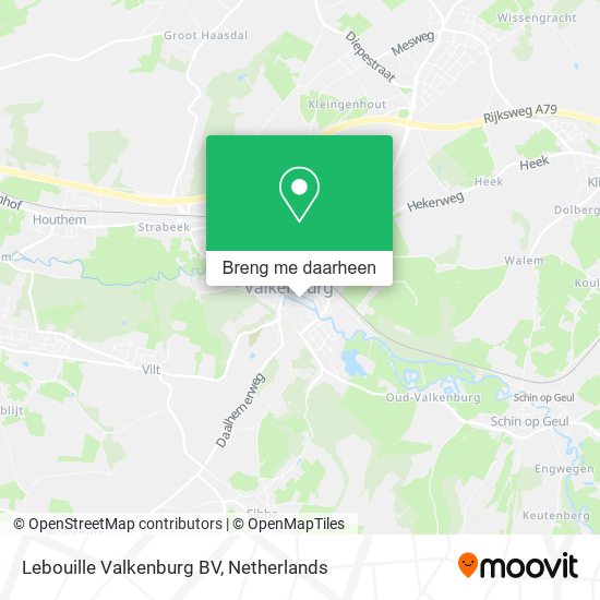 Lebouille Valkenburg BV kaart