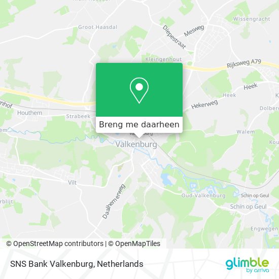 SNS Bank Valkenburg kaart