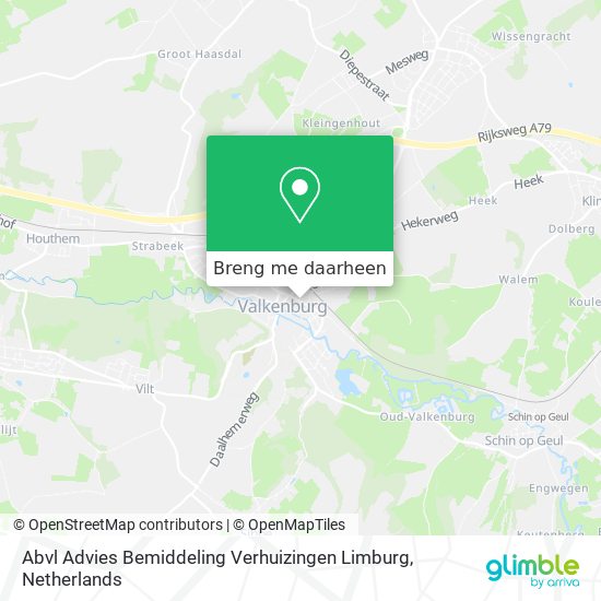 Abvl Advies Bemiddeling Verhuizingen Limburg kaart