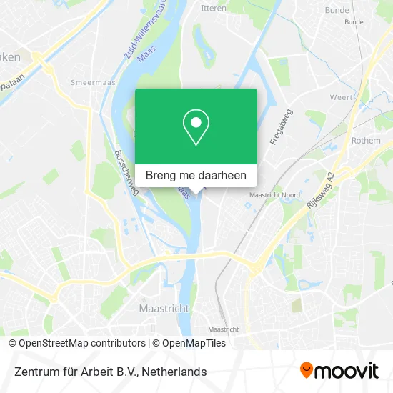 Zentrum für Arbeit B.V. kaart