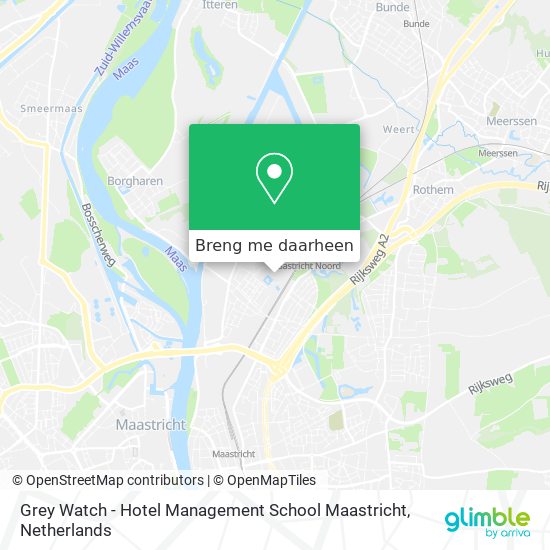 Grey Watch - Hotel Management School Maastricht kaart