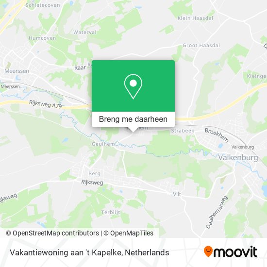 Vakantiewoning aan 't Kapelke kaart