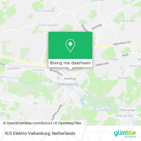 R/S Elektro Valkenburg kaart