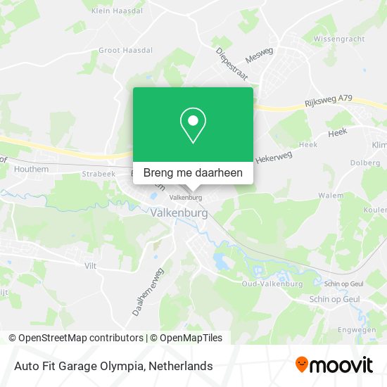 Auto Fit Garage Olympia kaart