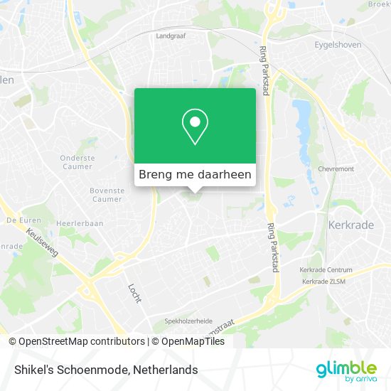 Shikel's Schoenmode kaart