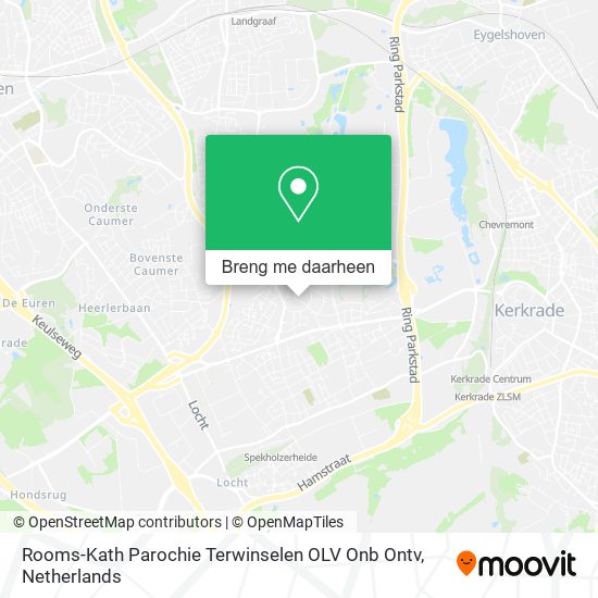 Rooms-Kath Parochie Terwinselen OLV Onb Ontv kaart