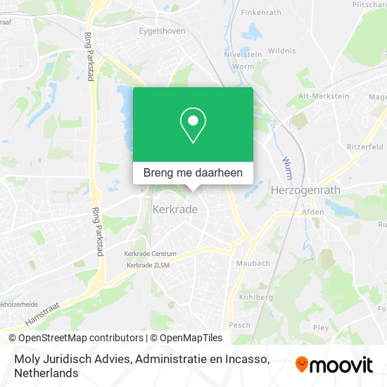 Moly Juridisch Advies, Administratie en Incasso kaart